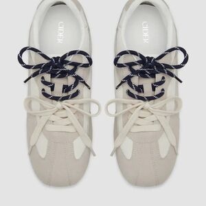 Cider Cream and White Women's Sneakers